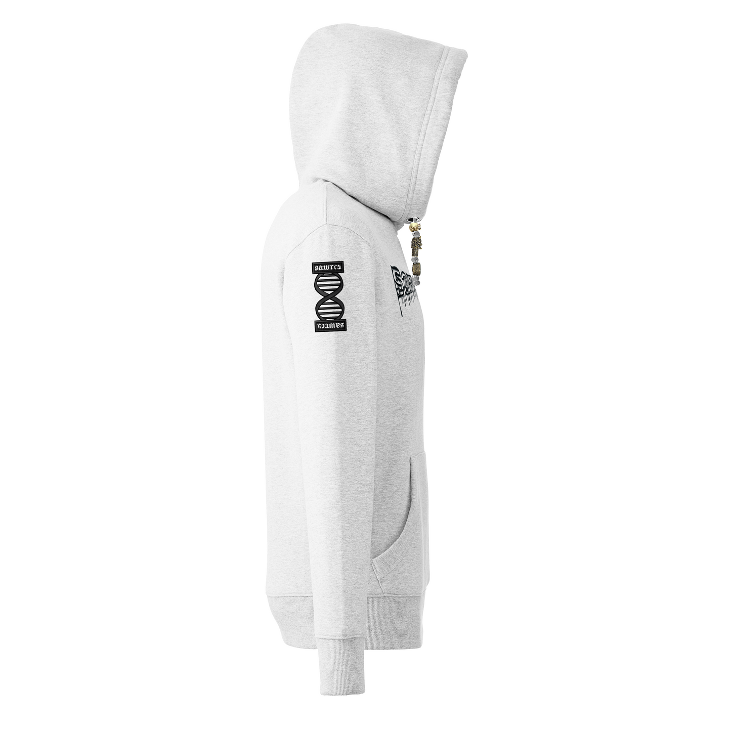 Black "OG" SAWRCE | White Hoodie